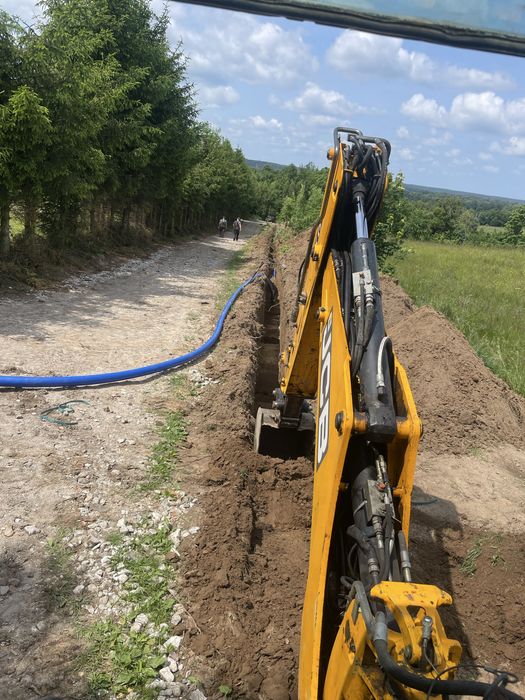 Usługi koparko-ładowarką, Usługi budowlane SSO, Szamba, Polbruki