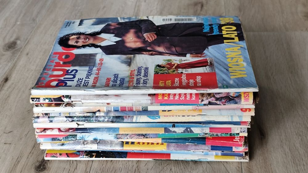 Burda czasopismo z wykrojami rok 1998 - 12 sztuk