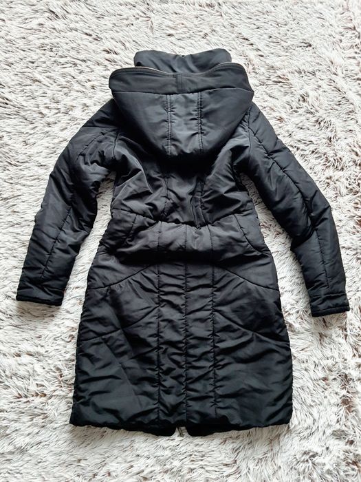 Zimowy, ciepły płaszcz Monnari M/38 |z kapturem |jak nowy