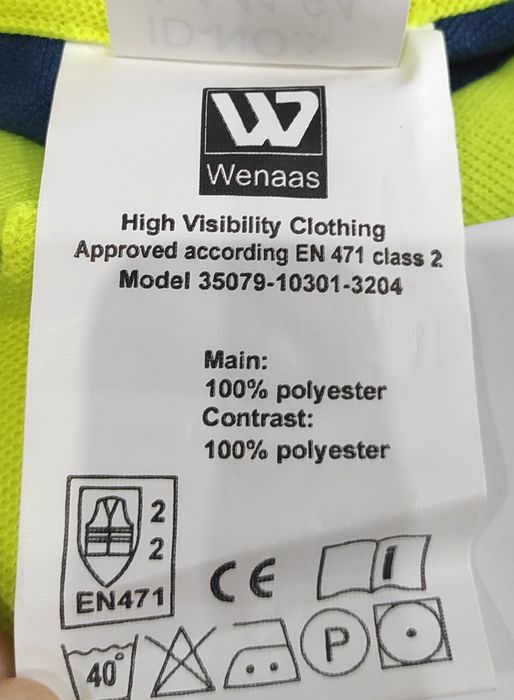 Nowa robocza certyfikowana koszulka polo NCC w rozm. L (B5)