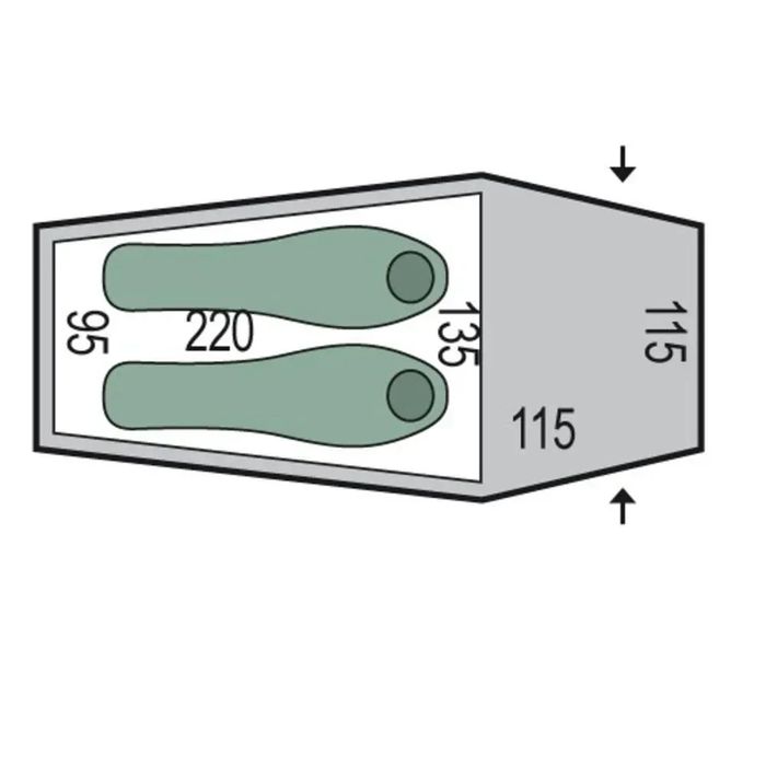 Намет палатка Pinguin Summit 2 Dural