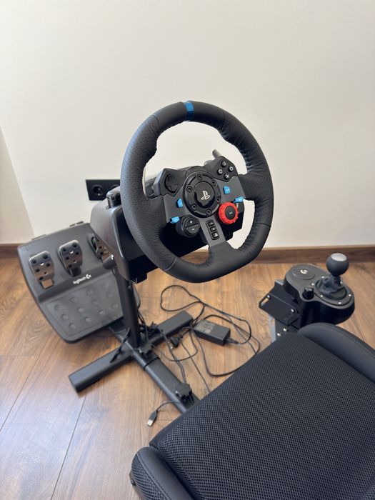 Ігровий комплект Logitech G29 Driving Force для ПК/PS4/PS5 + Shifter (991-000557)