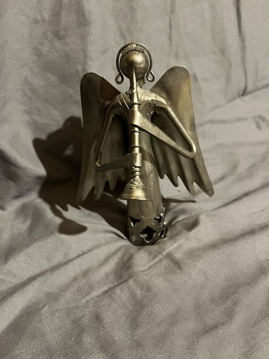 Ręcznie wykonany srebrny anioł