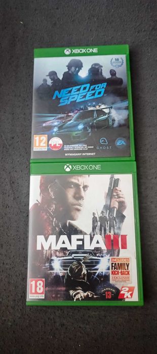 Gry Xbox One NFS i Mafia 3