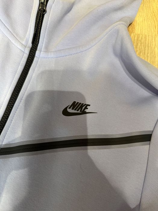 Bluza z kapturem Nike Sportswear Tech Fleece FZ - Fioletowy