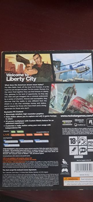 Jogos DVD Grand theft auto IV