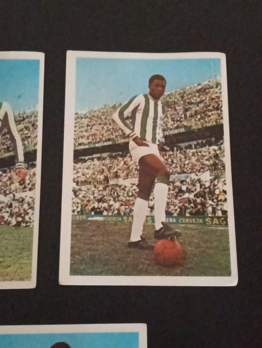 Cinco cromos época 70/ 71 Vitoria Futebol Clube