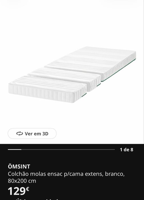 Duas Camas Busenge + colchões IKEA