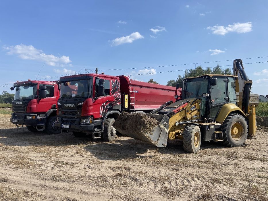 Usługi transportowe | Wywóz Urobku Ziemi Piachu Gliny Gruzu