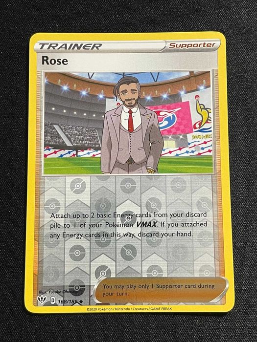 Carta Pokémon Rose 168/189 Darkness Ablaze