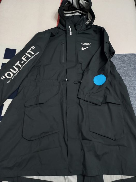 NikeLab x OFF-WHITE Mercurial NRG X  колаба Jacket Куртка Плащ