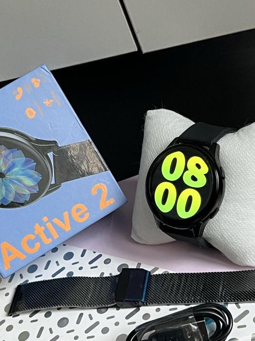 Smartwatch Active 2 – nowy z funkcją rozmów + stalowy pasek