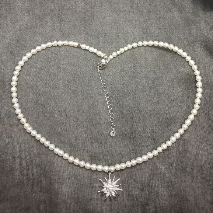 Чокер з натуральних перлин з зіркою