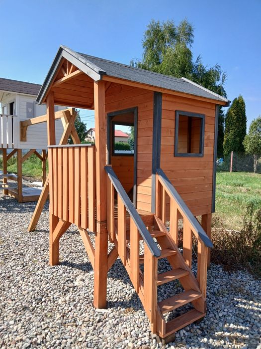 Domek drewniany mały dla dzieci od ręki