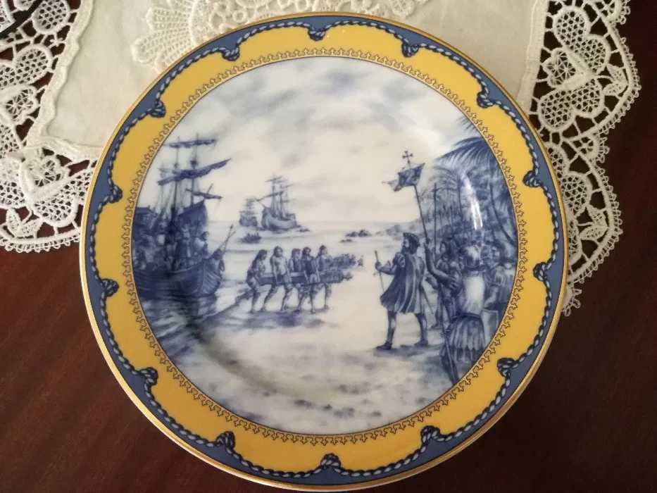 Vende-se prato decorativo coleção Pedro Alvares Cabral