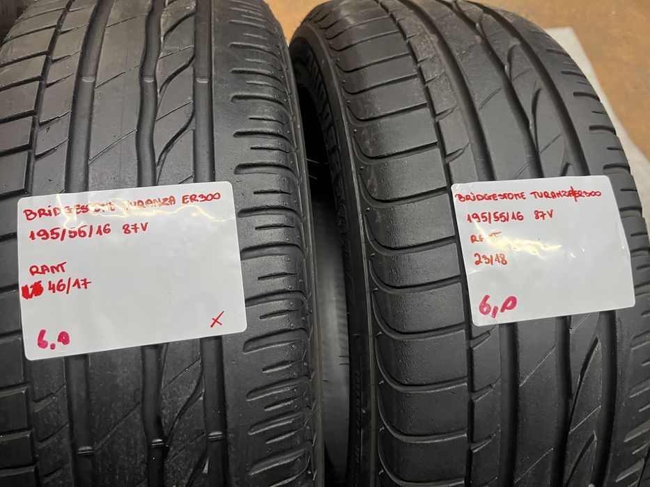 4x 195/55/16 87V BRIDGESTONE TURANZA ER300 T001 opony letnie