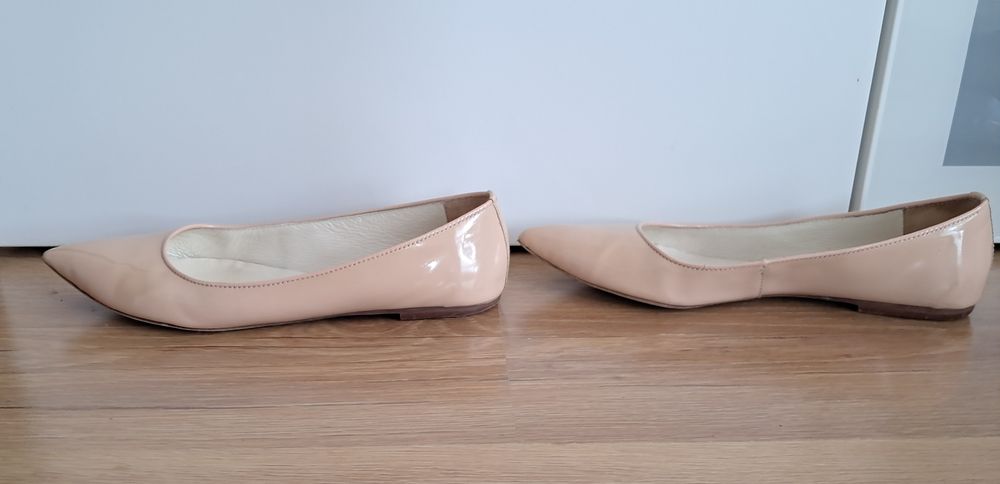 Baleriny damskie lakierowane, rozm. 40, R. Polański
