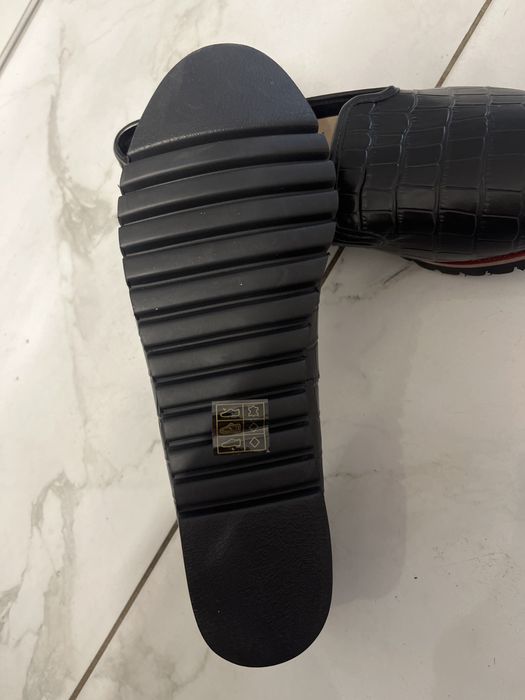 Damskie buty skórzane firmy Dune London rozmiar 41 czarne
