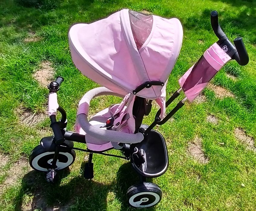Rowerek 3 kołowy marki Kinderkraft różowy