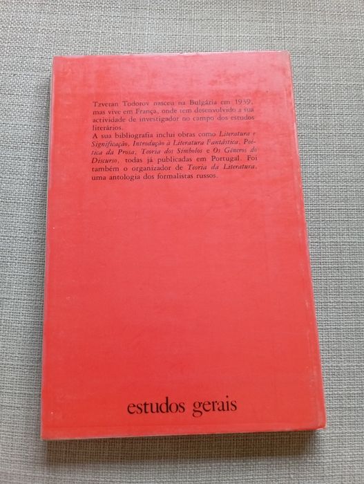 Poética de Tzvetan Todorov