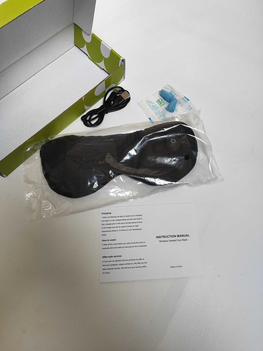 Grzejąco-Chłodząca Maska na Oczy Odprężająca USB