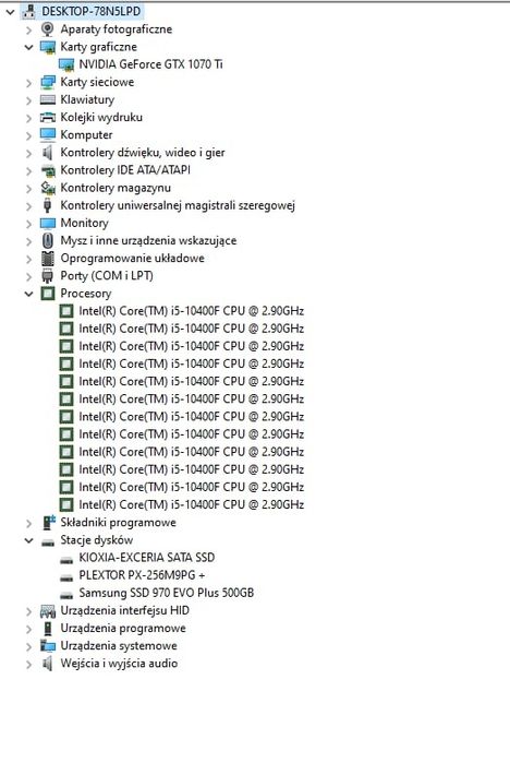 Komputer do gier, 1070ti, 10400f