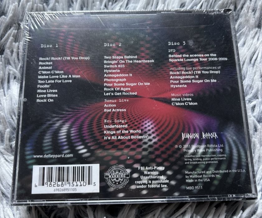 Zestaw 2x Płyt Def Leppard Nowe w Folii