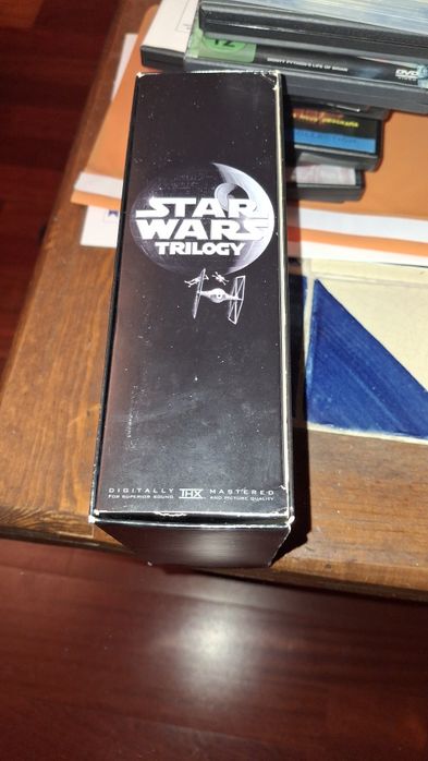 Star Wars Trilogy caixa 4 dvds guerra das estrelas