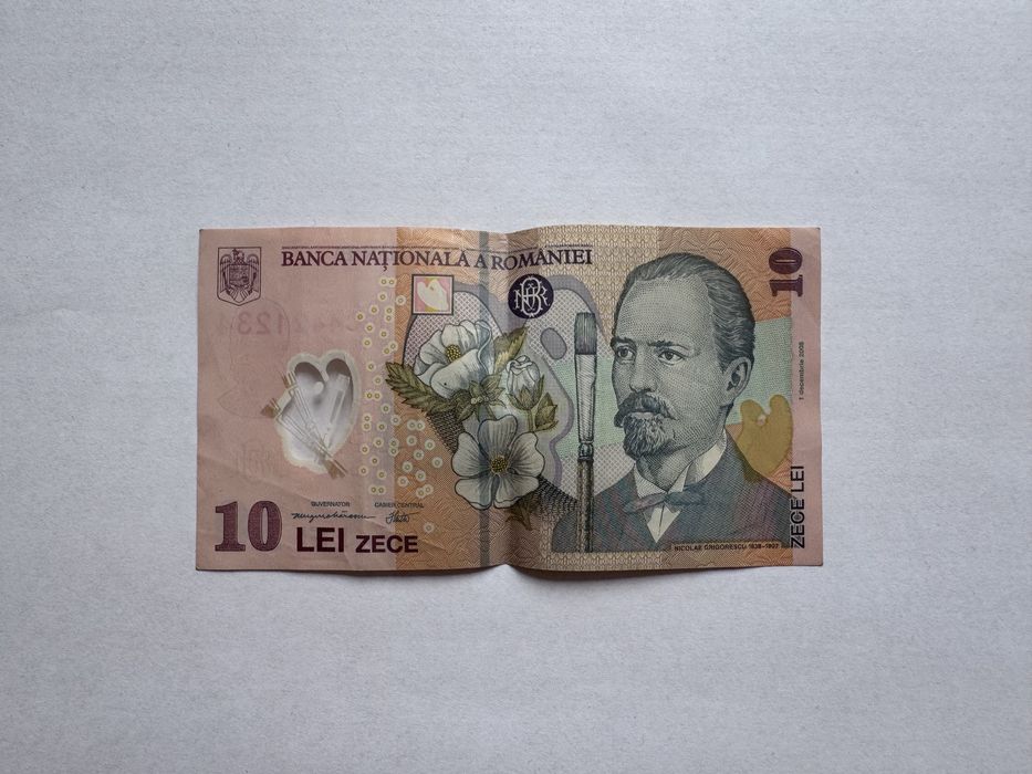 Lei 10 RON. Waluta Rumunii