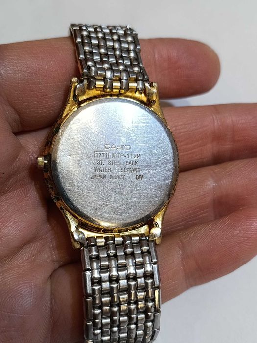 Мужские часы Casio MTP-1122 ( Casio 1771 ) с недостатками