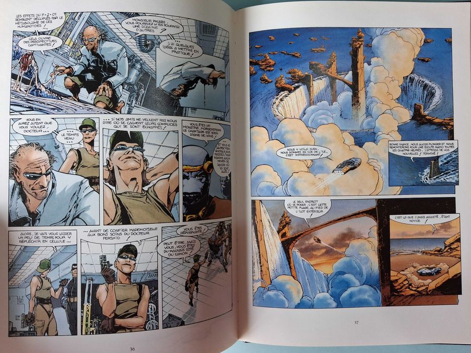 AQUABLUE - Volumes 3 e 4 - Ed. Delcourt, capa dura.
