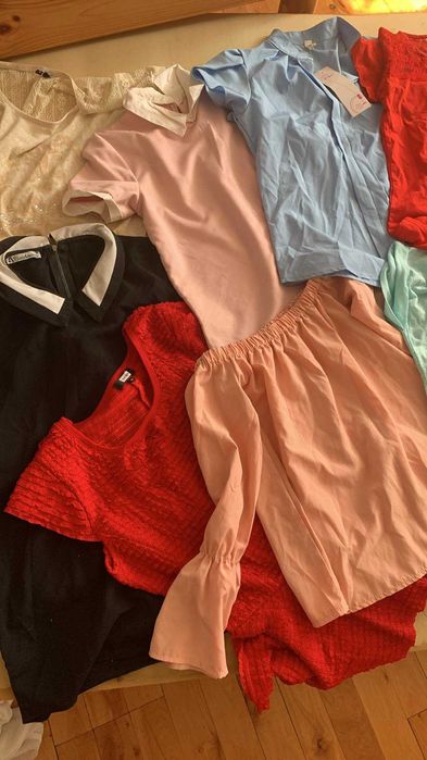 Bluzki, nowe, mało noszone, duuuużo w worze