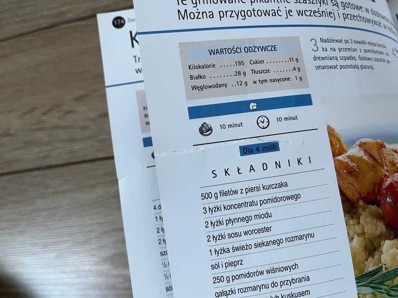 Dania niskotłuszczowe książka z przepisami