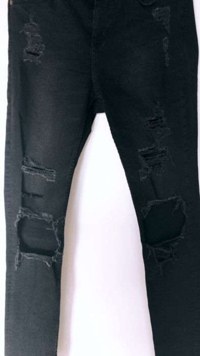 Spodnie H&M 40 dziury skinny