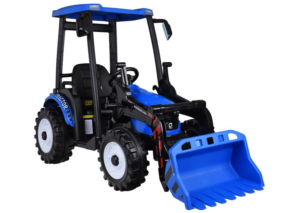 2x200w TRAKTOR elektryczny na akumulator dla dziecka przyczepa łyżka