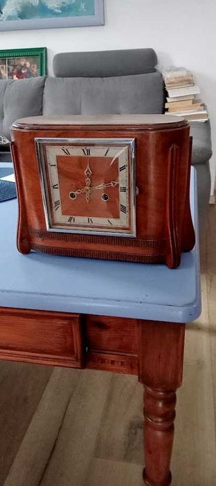 Zegar kominkowy art deco po przeglądzie