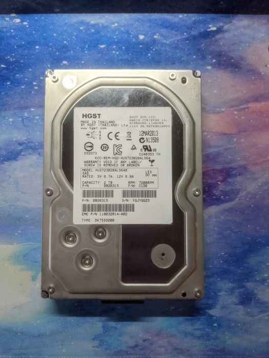 SAS Диск HGST 2TB 3.5