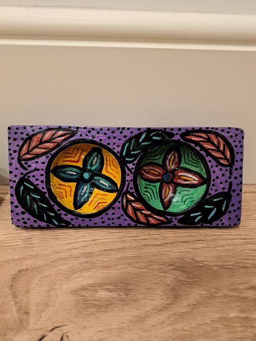 Peças decorativas pintadas à mão