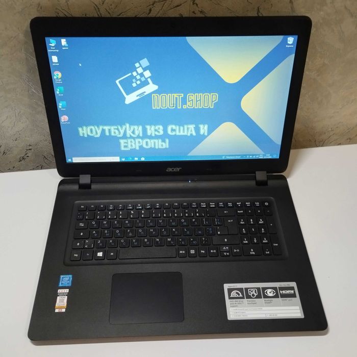 Ноутбук Acer Aspire ES1-732 | 17.3 FHD| 4 ядра| 8/128 SSD | батарея 3ч