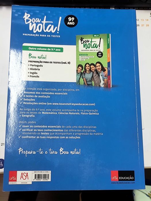 Livro de preparação para os testes 9°ano