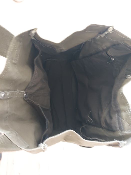 Stylowa torba na ramię Rugger Gant khaki bawełna canvas wysoka jakość