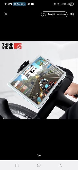 Uchwyt na tablet telefon do trenażera