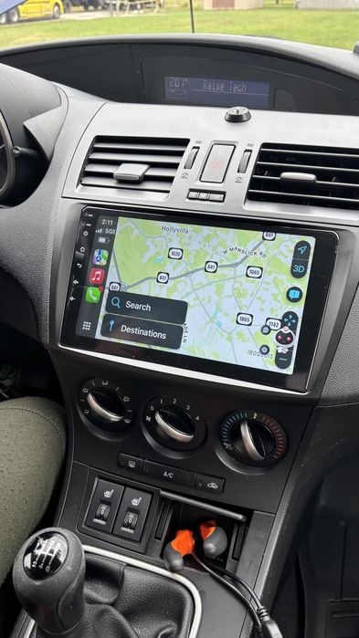 Rádio android Mazda 5 CARPLAY Android Auto GPS Internet Bluetooth NOVO