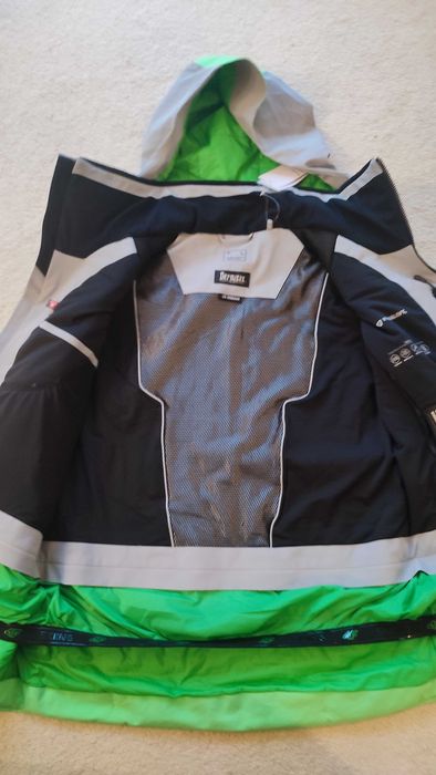 Kurtka narciarska 4FPro Dermizax 20000 męska szaro miętowa rozm L