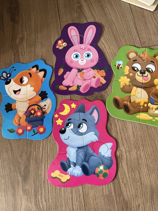 Гра рибалка та пазли вкладишіж