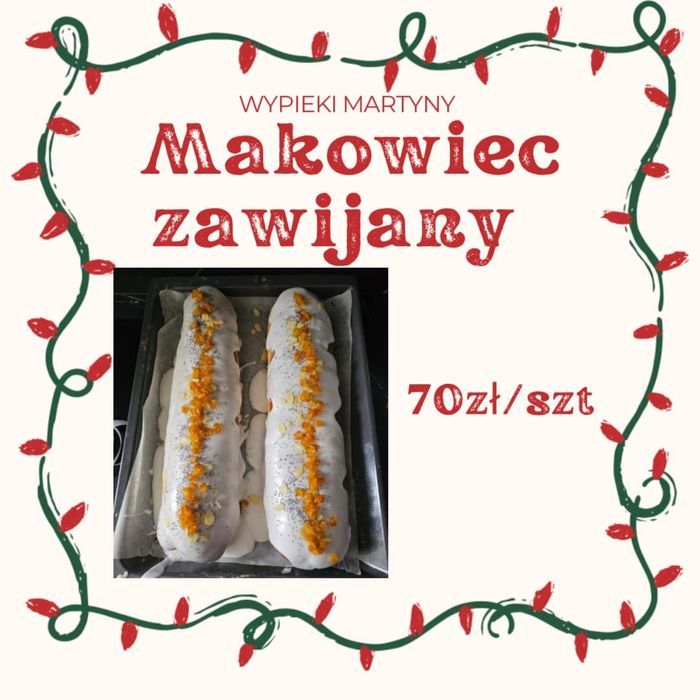 Oferta ciast świeta Bożego Narodzenia 2025 makowce bezy sernik