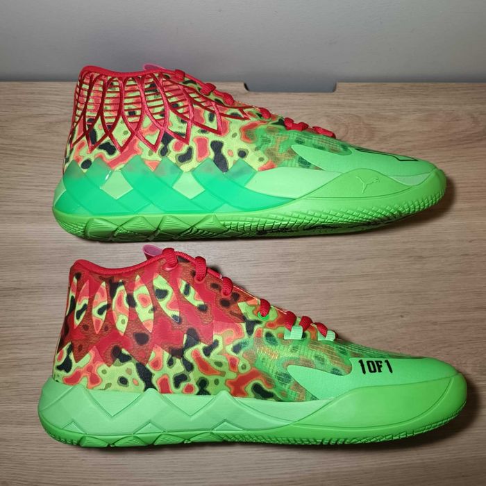 Puma MB.01 Thermal r. 45 (29,5 cm) Fluro Green Pes-PUMA Red