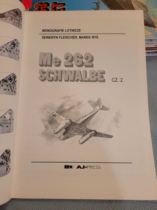 Me262 Schwalbe, Monografie lotnicze, nr 31, S.Fleischer, M.Ryś