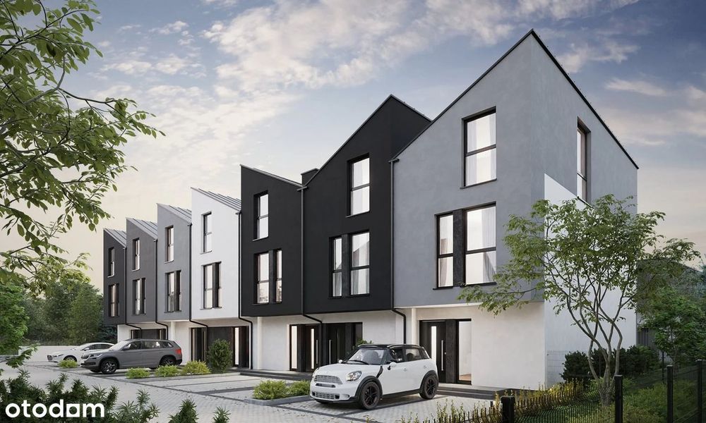 Nowoczesny dom o pow. 124,46m2 z ogródkiem Warszawa