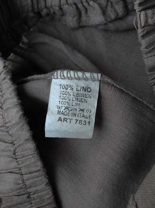 Бохо брюки штаны  льон one size лляні